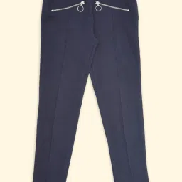 Pantaloons Junior Navy Cotton Regular Fit Jeggings image 1