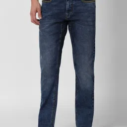 Peter England Jeans Mid Navy Slim Fit Jeans image 1