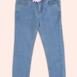 Pantaloons Junior Blue Cotton Regular Fit Jeans image 1