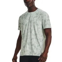 Under Armour Green Muscle Fit Printed Sports T-Shirt image 1