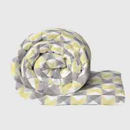 Layers Illuminating Homes Floral Yellow 144 TC Cotton King Comforter image 3