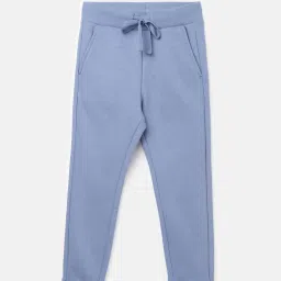 United Colors of Benetton Kids Boy's Solid Regular Fit Joggers with Drawstring Closure image 1