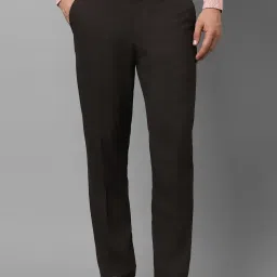 Louis Philippe Black Slim Fit Trousers image 1