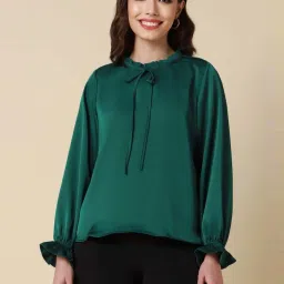 Allen Solly Green Regular Fit Top image 1