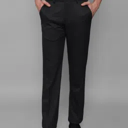 Louis Philippe Black Regular Fit Trousers image 1
