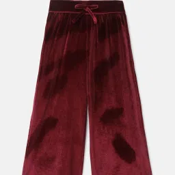 United Colors of Benetton Girls Maroon Solid Culottes image 1