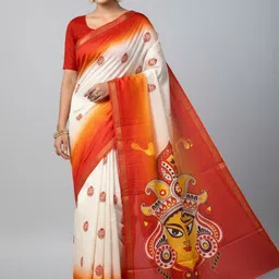 Shilpkala Ethnic Motifs Printed Saree image 1