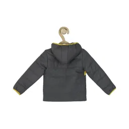 allen solly junior Allen Solly Kids Grey Quilted Full Sleeves Jacket image 2