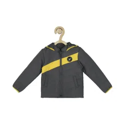 allen solly junior Allen Solly Kids Grey Quilted Full Sleeves Jacket image 1