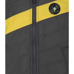 allen solly junior Allen Solly Kids Grey Quilted Full Sleeves Jacket image 3