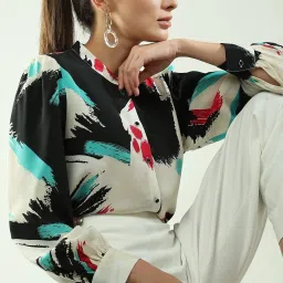 Vero Moda Multicolor Printed Shirt image 1