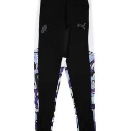 Puma Kids Neymar Jr. Creativity Black & Lavender Printed Training Pants image 1