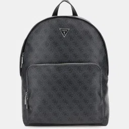 Guess Men Grey Printed PU Backpack image 1
