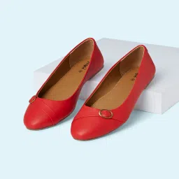 People by Pantaloons Women's Red Flat Ballets image 1