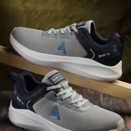 Action Men's Light Grey Running Shoes image 1