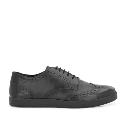 Carlo Romano Men's Black Brogue Shoes image 1