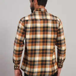 Cantabil Multicolor Cotton Regular Fit Checks Shirt image 2