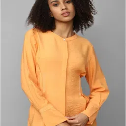 Allen Solly Orange Regular Fit Shirt image 1