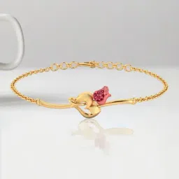 P.C. Chandra Jewellers 22KT Yellow Gold Tulip Design Bracelet for Women & Girls-picture-37