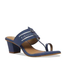 Eridani Women's Nadira Blue Toe Ring Sandals image 1