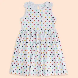 Pantaloons Junior Grey Cotton Printed Dress-image-41