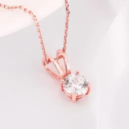 GIVA 92.5 Sterling Silver Zircon Casual Pendant With Chain for Women-picture-28