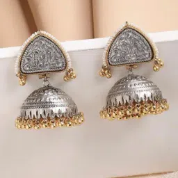 Karatcart Silver Earrings for Women-picture-19