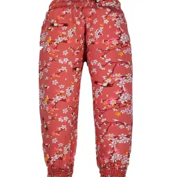 Plum Tree Kids Green & Orange Printed  Joggers (Pack of 2) image 3