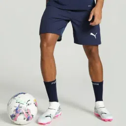 Puma individualRISE Football Blue Regular Fit Sports Shorts-image-35