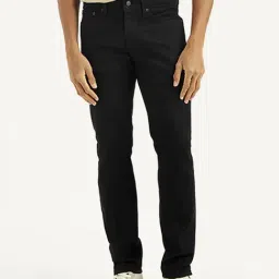 Levi's 511 Black Cotton Slim Fit Jeans-image-61