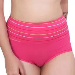 SHREE GANESH FASHION Pack Of 3 High-Rise Hipster Briefs 2076 BK-GR-PK 003 M image 3