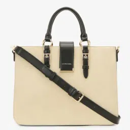 U.S. Polo Assn. Beige Satchel Handbag-image-22