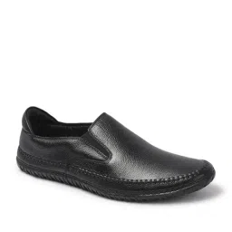 Carlton London Men's Black Slip-On Shoes image 3