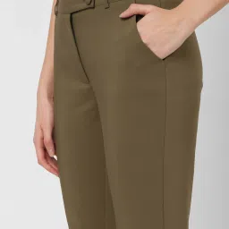 Vero Moda Olive Mid Rise Pants image 5