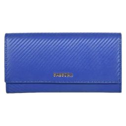 SASSORA Iris Blue Casual Leather Wallet for Women-picture-23