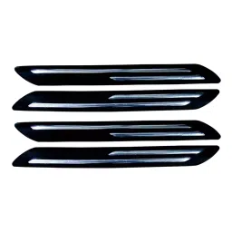 Auto Pearl Plastic & Stainless Steel Car Bumper Guard for Skoda Superb Black/Silver (Pack of 4 Pcs)-picture-31