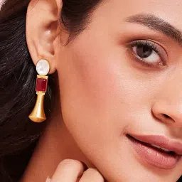 Fabindia 92.5 Silver Danglers Earrings for Women-picture-24