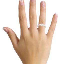 Anayra 92.5 Sterling Silver Sparkling Ring for Women image 2