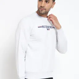 Duke Light Grey Melange Regular Fit Sweatshirt image 3