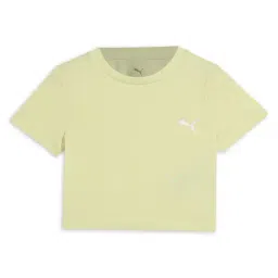 Puma Yellow Cotton Slim Fit T-Shirt-picture-25