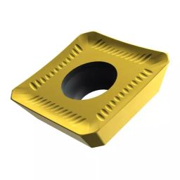 DORMER PRAMET Square Milling Insert 9.53 mm Side Length 3.5 mm Bore Diameter, SEMT 09T3AFSN:M8340 (Pack of 10)-picture-23