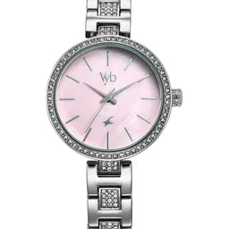 Fastrack Women Vyb Diva Dial & Bracelet Style Straps Analogue Watch FV60055SM01W-picture-1
