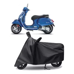 Auto Pearl Polyester Two Wheeler Cover for Vespa GTS 300 (Grey)-picture-13
