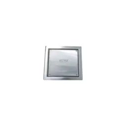 Chilly 200x200mm (8x8") Frame Size Gully Trap Cover Stainless Steel Matt Finish, GTC-200200-picture-0