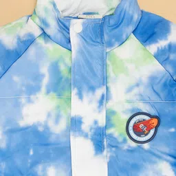 Pantaloons Junior Boys Floral Longline Tailored Jacket with Embroidered image 4