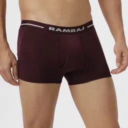 Ramraj Pack Of 4 Cotton Short Trunks VINTRK_GMCYGWBL-4P image 4
