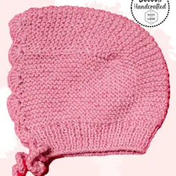COCOON ORGANICS Handcrafted Soft And Warm Winter Cap - Apricot Peach-picture-24