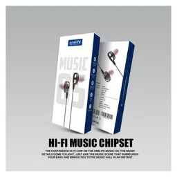 Onelife Wired Earphone With 3.5mm Jack and Dual Driver Music 5 - Black image 2