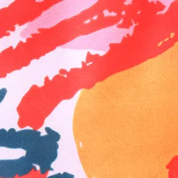 Babyhug Full Sleeves Front Open Padded Hooded Jacket with Abstract Print - Multicolour image 4