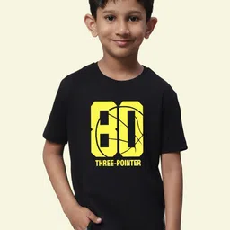 Friskers Kids Boys Graphic Printed Round Neck Cotton T-shirt-image-4
